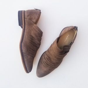 Chinese Laundry Danika Suede Bootie Taupe Size 8